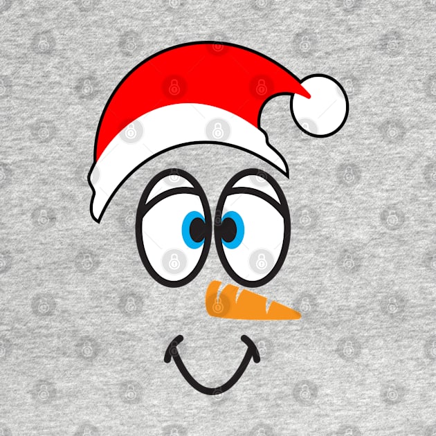 snowman face by MZeeDesigns